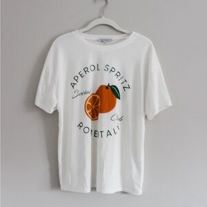 Aperol Spritz White Graphic T-Shirt